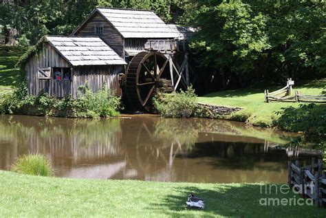 Old Mill And Water Wheel By Robert Smith
