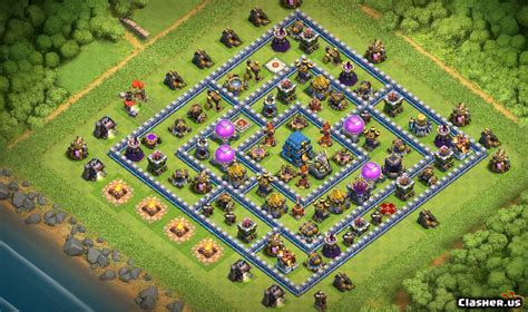 Town Hall 12 Th12 Trophy Farm Base V349 With Link 11 2019
