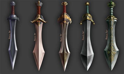 Artstation Gladius Swords Concept Art Part 1