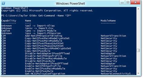 Windows 10 Powershell Commands