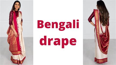 Bengali Drape How To Wear Saree For Beginners Easy Saree Draping