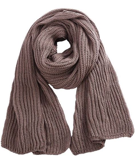 Soft Winter Scarves Warm Knit Scarves For Outdoor Knitted Womens