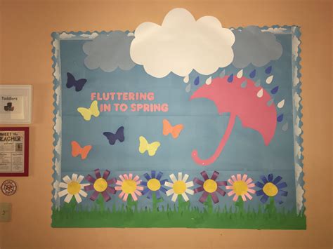 Spring bulletin board idea | Spring bulletin, Spring kindergarten