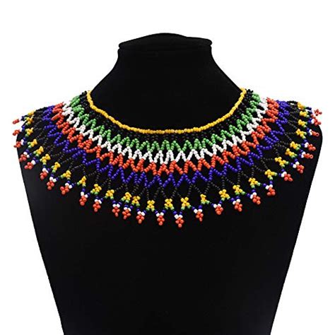 Zulu Beaded Necklace From South Africa Br