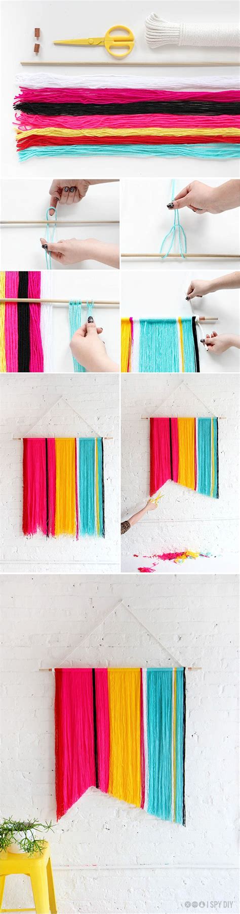 25 Diy Yarn Crafts Tutorials And Ideas For Your Home