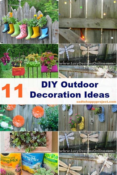 11 Diy Outdoor Decoration Ideas To Beautify Your Garden In 2021 Diy
