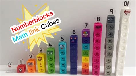 Lets Build And Learn Maths With The Numberblocks 1 10 Math Link Cubes