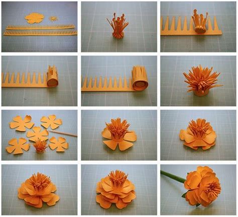 Diy How To Make Paper Flower Craft Step By Step • K4 Craft