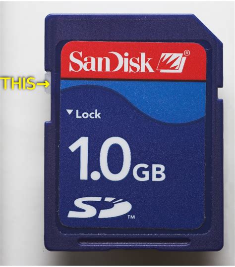 Also, your phone needs to have an sd card. sdcard - How do you unlock a memory card? - Photography Stack Exchange