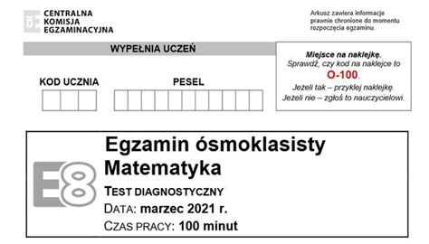 Uczniowie zastanawiają się, jakie zadania pojawią się na tegorocznym egzaminie próbnym. Próbny egzamin ósmoklasisty 2021 - MATEMATYKA 18.03.2021 ...