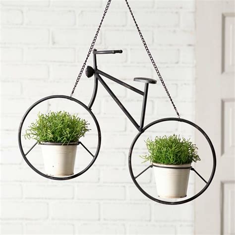 Check out our lowest priced option within farmhouse planters, the ariana 13 in. Country HANGING BICYCLE PLANTER Farmhouse Pot Rustic Metal Garden Yard Decor #Unbranded (With ...