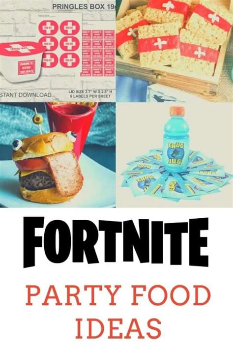 Fortnite Party Food Ideas Party With Unicorns