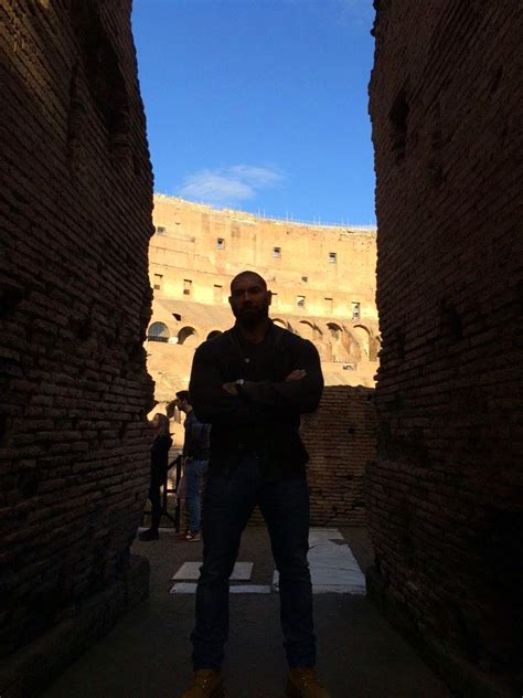 007 Travelers Dave Bautista In Rome Italy