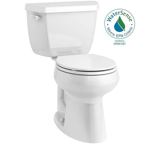 Delta Foundations 2 Piece 128 Gpf Single Flush Round Front Toilet With