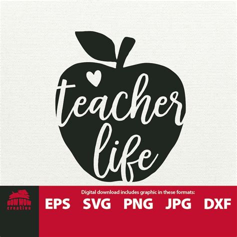 Teacher Life Svg Teacher Svg Teacher Life Cutting File Teacher - Etsy