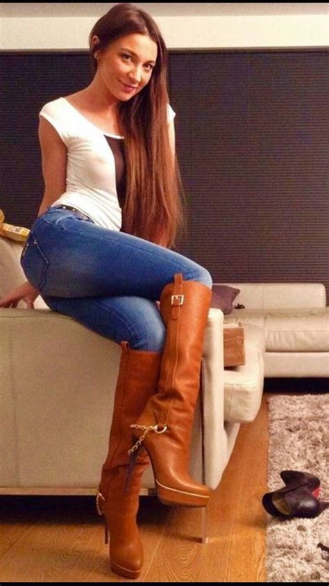Pin On Heels And Jeans