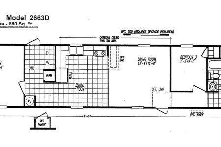 The single wide mobile home floor plans in the factory select homes value series offer comfortable living at an affordable price. Amazing 14x70 Mobile Home Floor Plan - New Home Plans Design