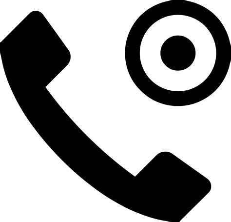 Call Record Svg Png Icon Free Download 425568 Onlinewebfontscom