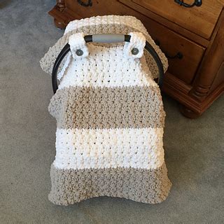 Even though today it hit 70 degrees out there, i know that it wont last and that this car seat canopy will protect our little guys from the cold, the rain and snow (but let's hope we are done with the snow for now). Ravelry: Chunky Star Stitch Car Seat Canopy Cover pattern ...