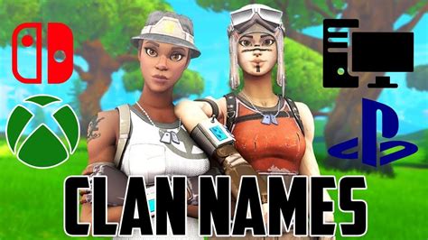 Cool Fortnite Clan Names Youtube Roblox Generator For