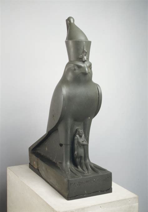 God Horus Protecting King Nectanebo Ii Late Period The Metropolitan Museum Of Art