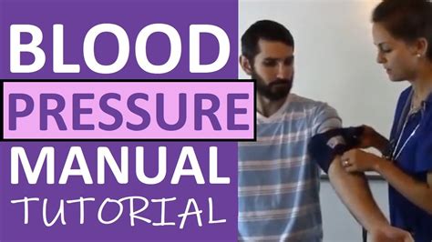 How To Take A Blood Pressure Manually Youtube