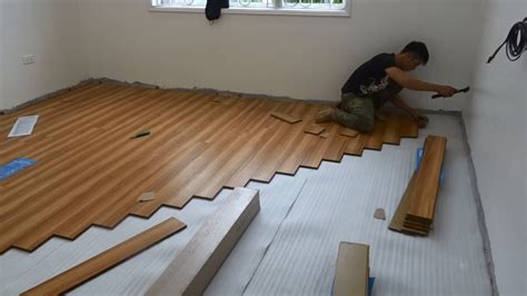 Excellent Building Bedroom Floor With Wood And How To Install Wooden