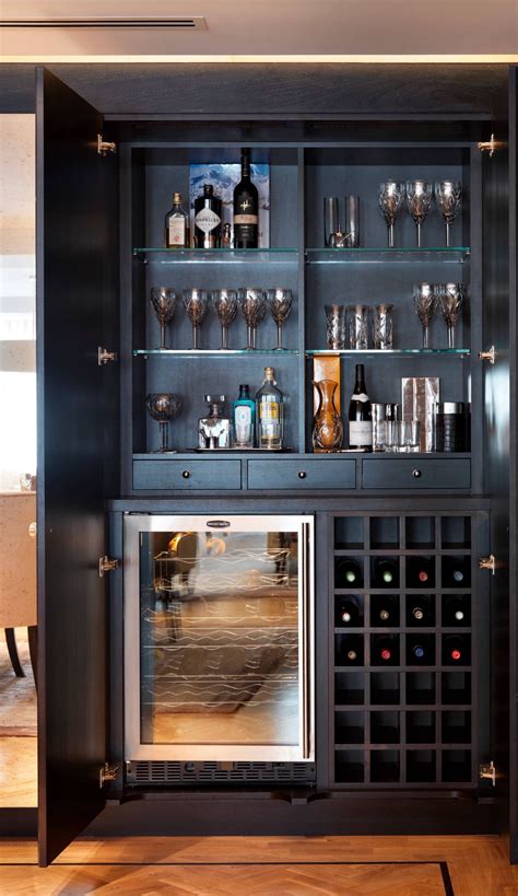 Built In Alcohol Cabinet In 2019 Home Bar Rooms Modern Home Bar