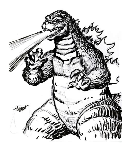 Free Godzilla Coloring Pages - Coloring Home
