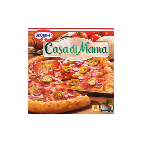 Dr Oetker Casa Di Mama Pizza Salame Extra Piccante 415g Pizza Salami