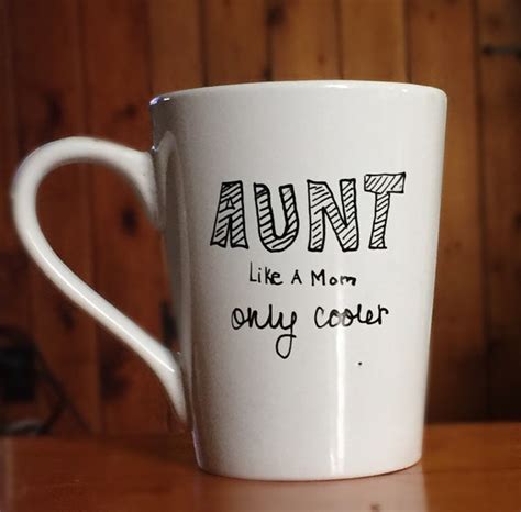 aunt like a mom only cooler mug by sweetstevies on etsy