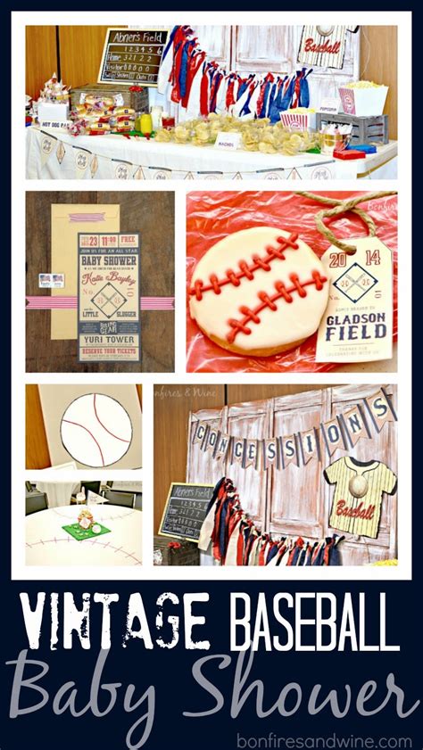 For the lucky mum to be, there's nothing more exciting before the new arrival to the family than a fun filled baby shower packed full of advice, support and, of course, gifts! Bonfires and Wine: Vintage Baseball Baby Shower