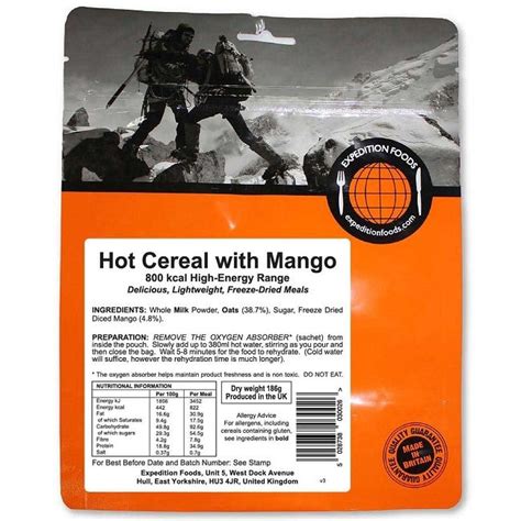 Many of us do not even know the proper techniques to store dairy products can be frozen better than any other food, but they can be properly seal your food so that it can freeze without getting too much dry or getting freezer burn. Expedition Foods Freeze Dried Rations - Breakfast - 800cal