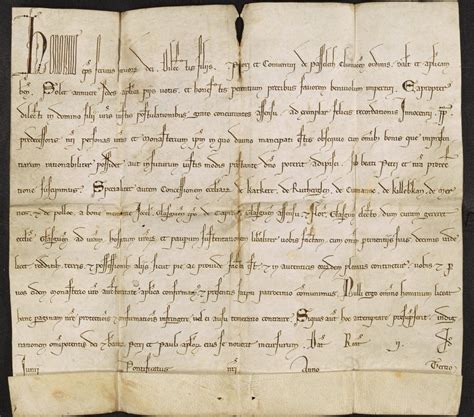 Papal Bull Oldest Public Document In Ni Marks Links To Scotland
