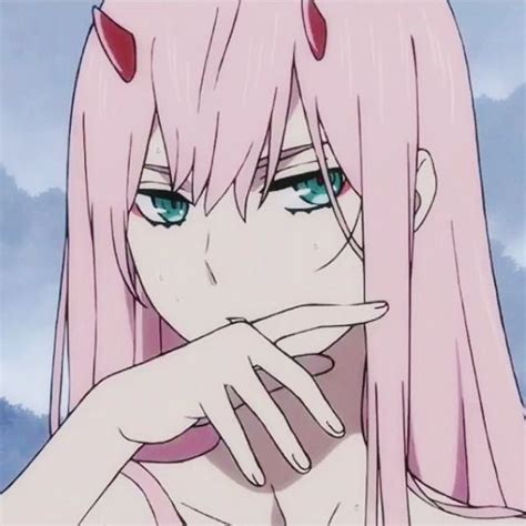 Marshmallow — Zero Two Icons From Darling In The Franxx Personagens De Anime Anime Icons
