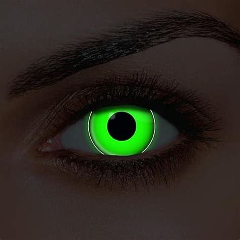 I Glow Green Uv Contact Lenses Pair Fruugo Us