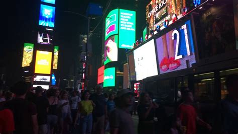 Blackout Times Square Nyc Youtube
