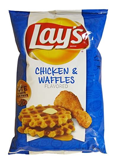 Lays Chicken And Waffles Flavored Potato Chips 2875 Oz Bag