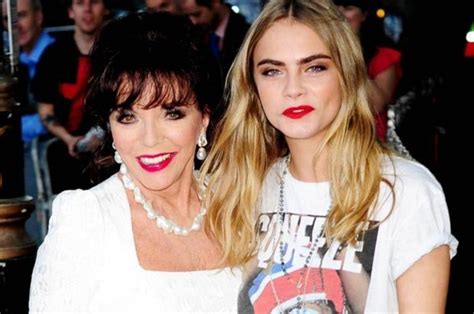 Joan Collins Jets In For Cara Delevingnes 21st Daily Star