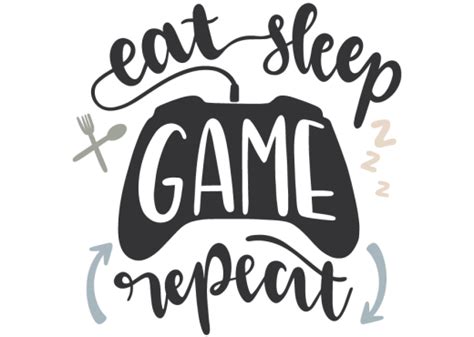 Download Eat sleep game repeat (With images) | Free cricut images, Svg files for cricut, Cricut