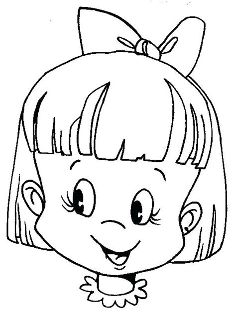 Clown coloring pages for preschoolers. Kids Face Coloring Page at GetColorings.com | Free ...