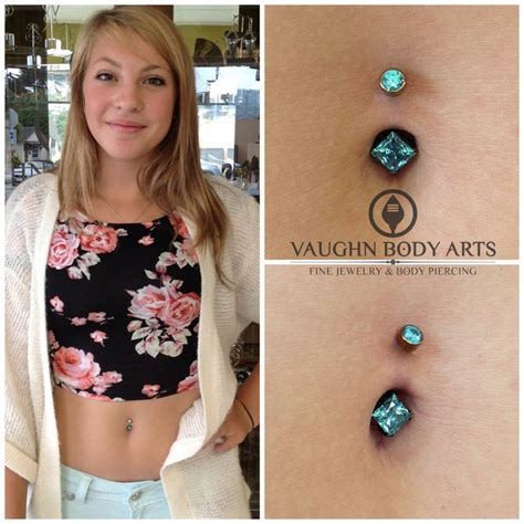 alexandra has been patiently waiting to have her navel pierced the day finally came an