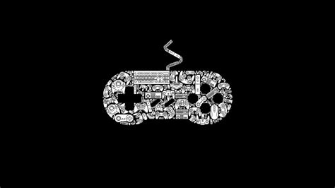 Black And White Gaming Wallpapers Wallpaper Cave