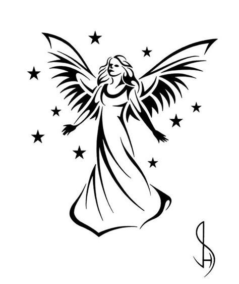 Simple Angel Drawing At Getdrawings Free Download