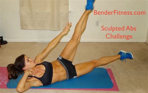 Day Sculpted Abs Challenge Bender Fitness