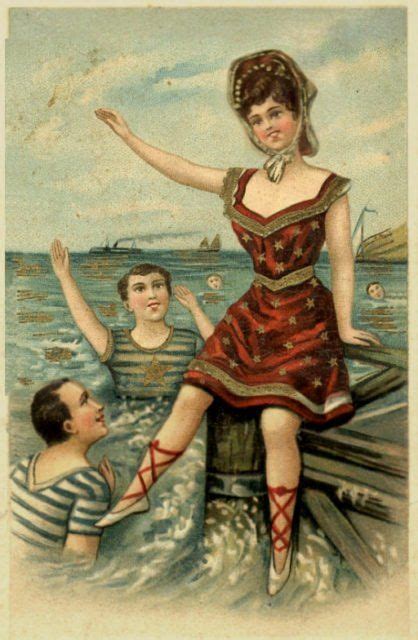 Turn Of The Century Beach Fashion What People Wore To Beach In The