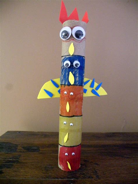 Totem Pole Craft For Kindergarten Markdrumtracks