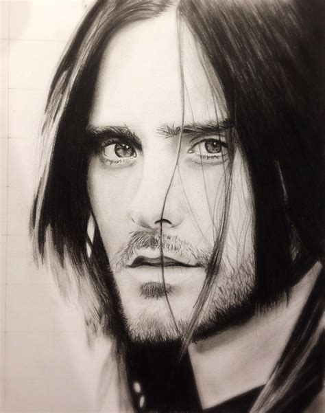 Leto formed the rock band thirty seconds to mars in 1998 in los angeles, california with his brother shannon. Jared Leto Drawing - 30 Seconds To Mars Fan Art (35507404 ...