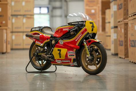 suzuki is restoring some of two time motorcycle world champion barry sheene s most iconic racing