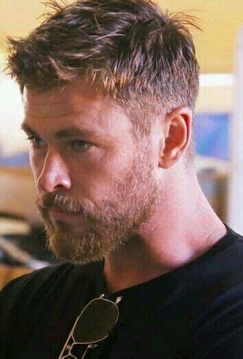 Chris Hemsworth Mens Haircuts Short Haircuts For Men Beard Haircut